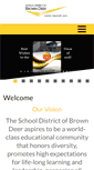 Mobile Screenshot of browndeerschools.com