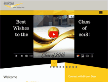 Tablet Screenshot of browndeerschools.com