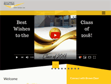 Tablet Screenshot of browndeerschools.org